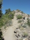 Chimney Rock Trail looking up